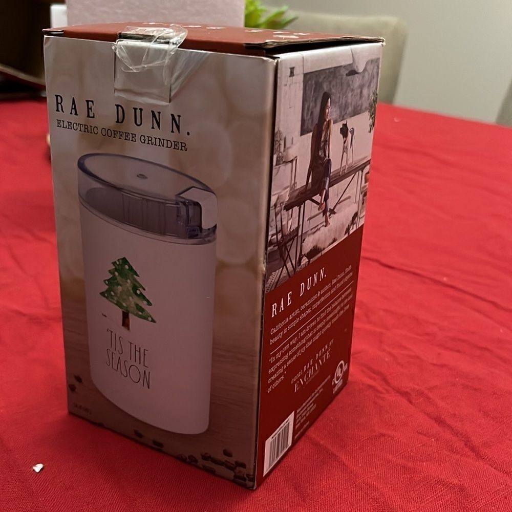 Rae Dunn I “Tis the Season” Coffee Grinder - Picture 2 of 4